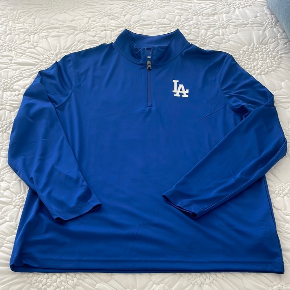 Blue LA Quarter-Zip Pullover